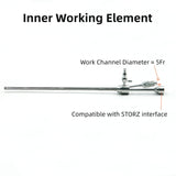 Medical Surgical Rigid Endoscope Hysteroscope Hysteroscopy Φ2.9mm Φ4mm 302mm 30° With Sheath Working Element Forceps Gynecology