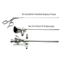 Medical Surgical Veterinarian Rigid Endoscope Optics Φ2.7mmx175mm 0° 30° With Sheath Forceps Pets Animal Medical Hospital Endoscopy