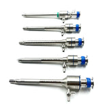 Medical Surgical 5mm 10mm Laparoscope Laparoscopy Laparoscopic Reusable Trocar Magnetic Spring Press Type Safety Screw