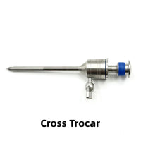 Medical Surgical 5mm 10mm Laparoscope Laparoscopy Laparoscopic Reusable Trocar Magnetic Spring Press Type Safety Screw