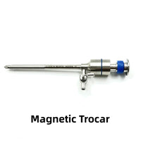 Medical Surgical 5mm 10mm Laparoscope Laparoscopy Laparoscopic Reusable Trocar Magnetic Spring Press Type Safety Screw