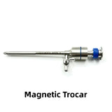 Medical Surgical 5mm 10mm Laparoscope Laparoscopy Laparoscopic Reusable Trocar Magnetic Spring Press Type Safety Screw