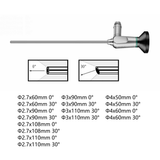 HD Medical Ear Rigid Endoscope Otoscope Φ2.7mm Φ3mm Φ4mm Length 60mm 90mm 108mm 110mm 0° 30° fit Storz Wolf Olympus Stryker Interface