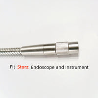 Medical Surgical Φ4X2500mm 3000mm Metal Tube Light Source Endoscope Instrument Optical Fiber Fit Wolf Storz Interface Customizable