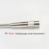 Medical Surgical Φ4X2500mm 3000mm Metal Tube Light Source Endoscope Instrument Optical Fiber Fit Wolf Storz Interface Customizable