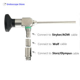 Medical Surgical Resectoscope Cystoscope Cystoscopy Φ4mm 302mm 12° With Electrode Work Element