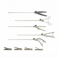 Medical Φ5mmx330mm Rigid Endoscope Laparoscopy Laparoscopic Surgical Needle Holder Forceps