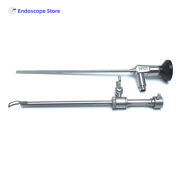 Medical Brow Lift Surgery(Upturned) Rigid Endoscope Sheath with Hole 4mmx175mm 30 degree Beauty Hospital