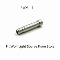 Medical Optical Fiber Adapter Interface Fit Stryker Wolf Olympus Endoscope Cold Light Source Interface Customizable