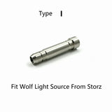 Medical Optical Fiber Adapter Interface Fit Stryker Wolf Olympus Endoscope Cold Light Source Interface Customizable