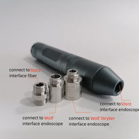 Medical Mini Portable Handheld LED High Brightness fits Storz Wolf Styker Interface ENT Endoscope Cold Light Source Water-proof Adjustable