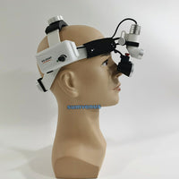 Medical LED Wireless Headlamp And 2.5X 3.5X Binocular Magnifier Rechargeable ENT