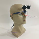 Medical 2.5X 3.5X Magnification Binocular Loupes Magnifiers with Removable Protective Glasses