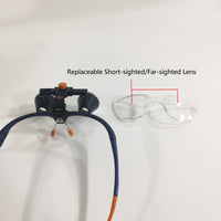 Medical 2.5X 3.5X Magnification Binocular Loupes Magnifiers with Removable Protective Glasses