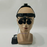 Medical Headband  LED Headlamp And 2.5X 3.5X Binocular Magnifier E.N.T.