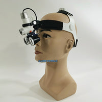 Medical LED Wireless Headlamp And 2.5X 3.5X Binocular Magnifier Rechargeable ENT