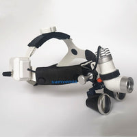 Medical LED Wireless Headlamp And 2.5X 3.5X Binocular Magnifier Rechargeable ENT