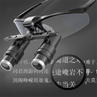 Medical Surgery LED Wireless Headlamp Headlight And 4.0X 5.0X 6.0X Binocular Loupes Magnifiers E.N.T. Examinations