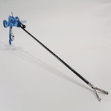 Medical Φ5mmX330mm Blue Endoscopes Laparoscope Laparoscopic Forceps