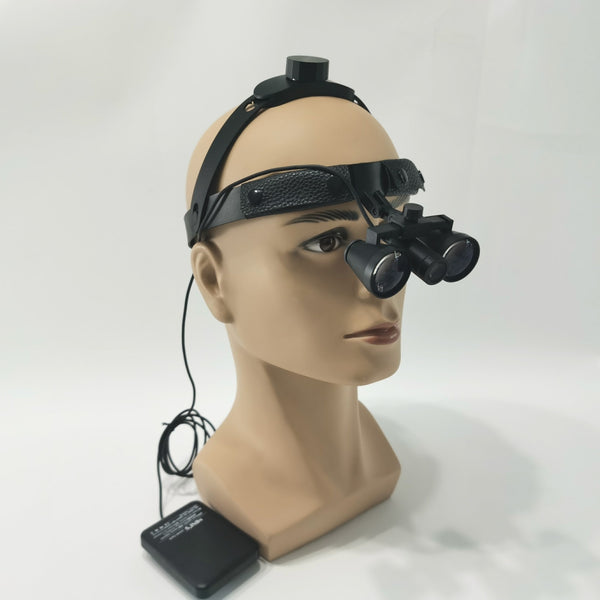 Medical Headband  LED Headlamp And 2.5X 3.5X Binocular Magnifier E.N.T.