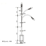 Medical LED 5W Table Wall Guide Rail Clip Examination Light