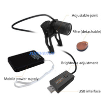 Medical Ultra-Light LED Clip Filter Headlamp with USB Mobile Power